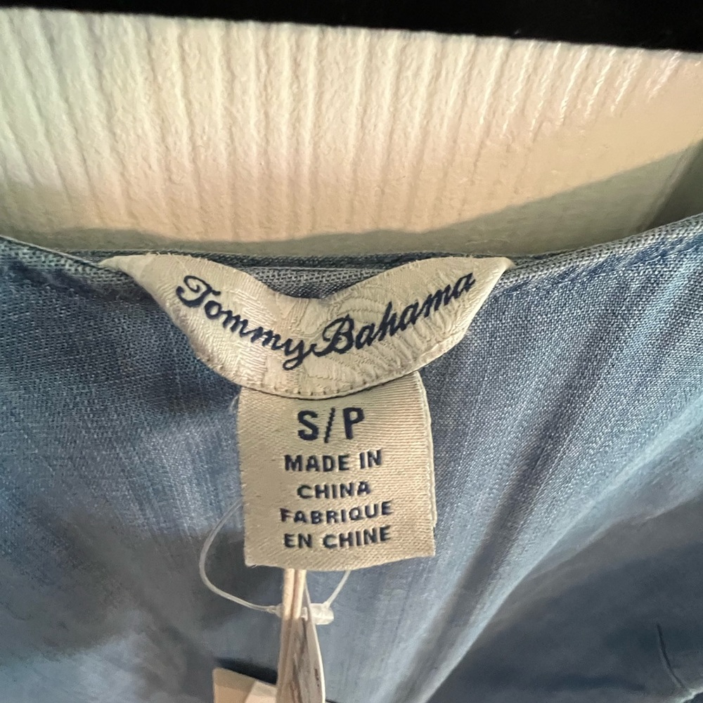 NWT Tommy Bahama All Day Chambray Dress - Picture 5 of 9